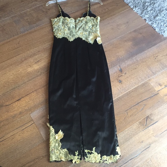 Mandalay Satin Beaded Dress - Picture 6 of 8